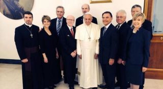 Evangelistic Pastors meet with the Pope